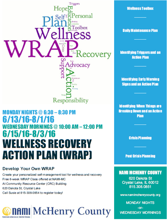 WRAP Archives NAMI CCNS National Alliance on Mental Illness Cook